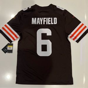 Nike Cleveland Browns Baker Mayfield #6 On-Field Home Jersey Size Small